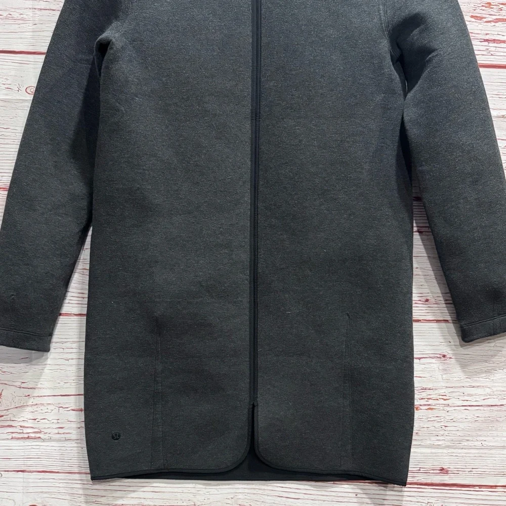 Lululemon City Bound Dress in Heathered Black Sz 6